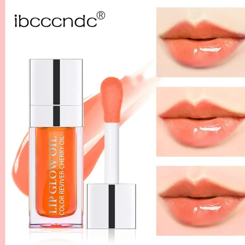 🛍 Ibcccndc Lip Glow Cherry Oil Hydrating Lip Gloss In Coral
